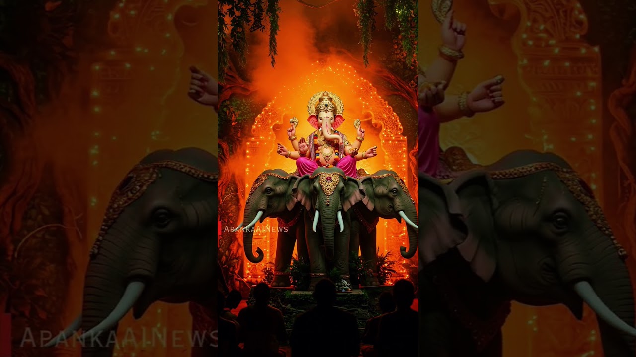 🙏 गणपति बप्पा मोरया | मंगल मूर्ति मोरया 🐘✨#shortvideo