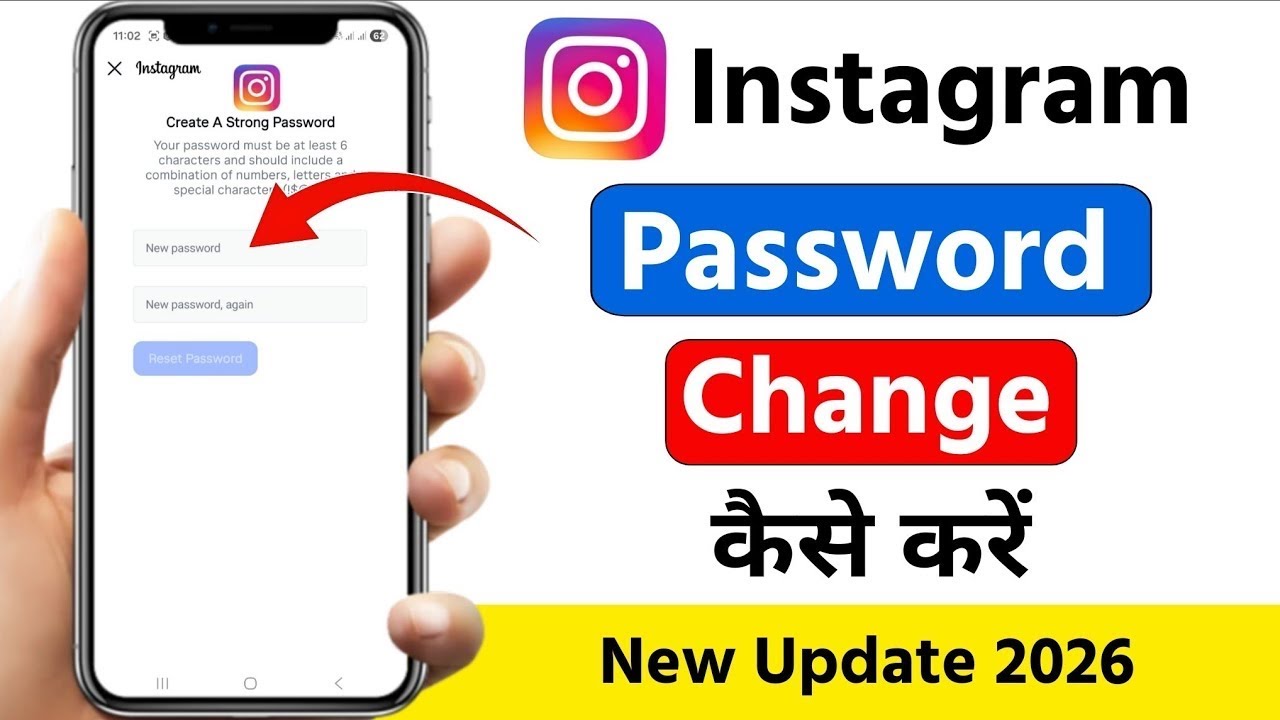 Instagram Password Kaise Change Kare 2026  || HOW TO CHANGE INSTAGRAM PASSWORD| 2 Aasan Tarike 