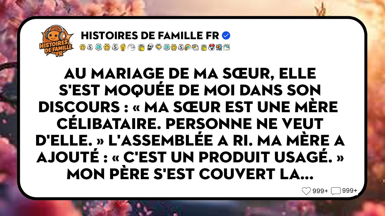 Ma Sœur M'a Traitée D'« Indésirable » À Son Mariage. Mes Parents Ont Ri En Se Couvrant La Bouche.