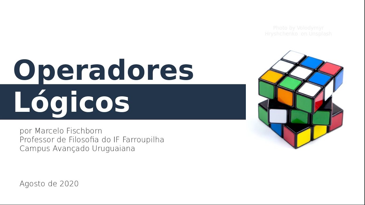 1. Operadores lógicos: conjunção, disjunção, implicação e outros