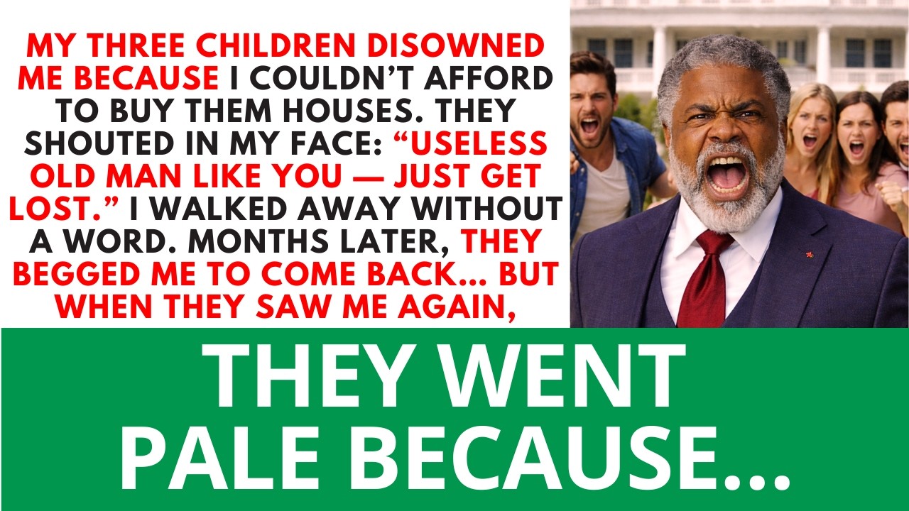 My Three Children Disowned Me For Not Buying Them Houses. They Shouted, Then... Love Dad Stories.