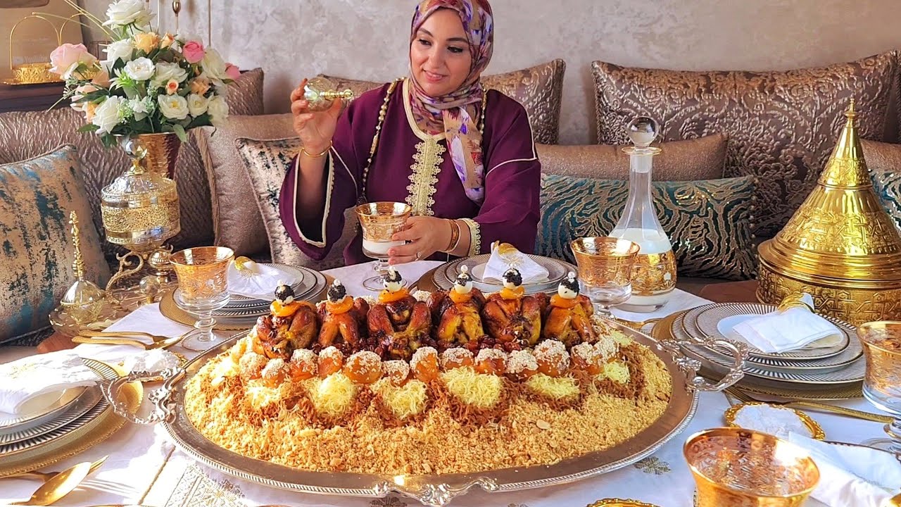 السفة المدفونة بالدجاج شكل جديد كلشي ضيافي حماقو عليها ف العراضة  مذاقها خطير معلكة ديال تحميرة لوجه