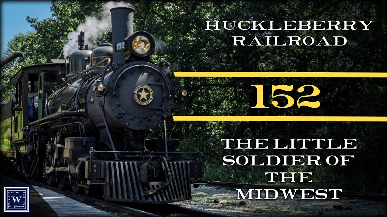 [4K] Huckleberry Railroad 152: The Little Soldier of the Midwest