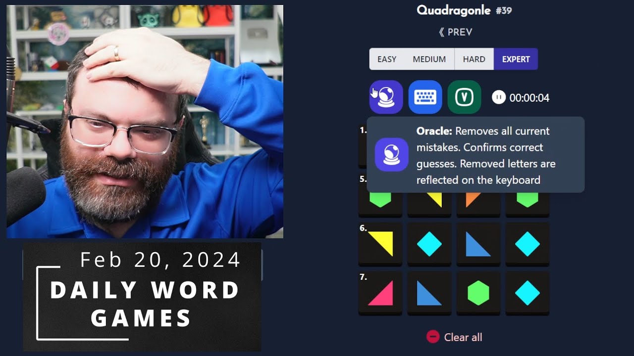 Quadragonle and other daily games! - Feb 20, 2024