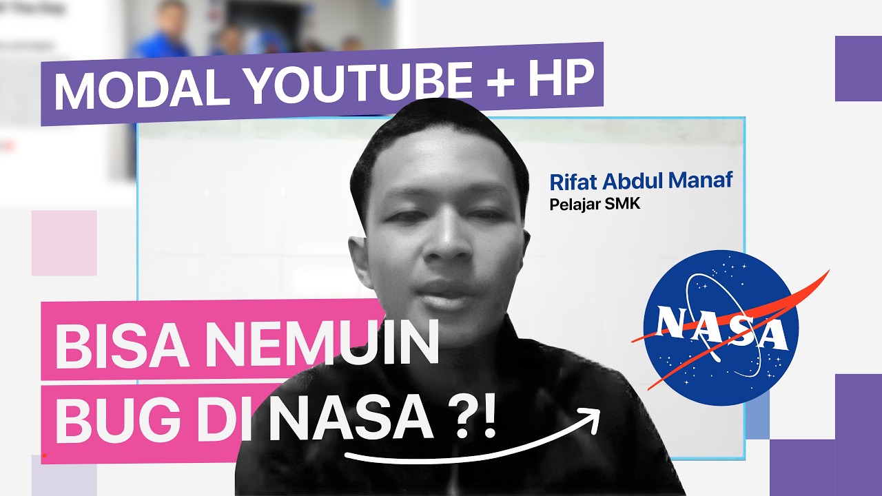 ANAK DAERAH INI BERHASIL TEMUI BUG DI NASA & BANK BRI⁉️ TERNYATA INI RAHASIA DIBALIK KESUKSESAN-NYA🤩