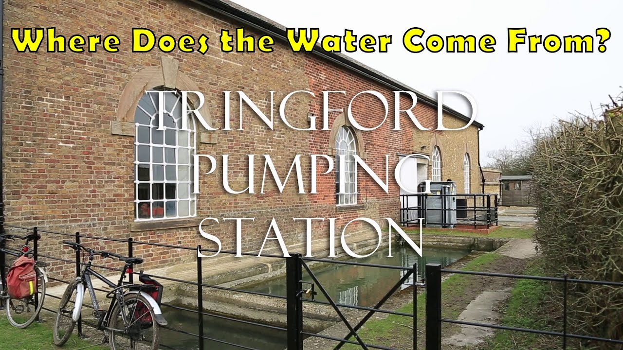 How does a canal keep the water flowing? Tringford Pumping Station