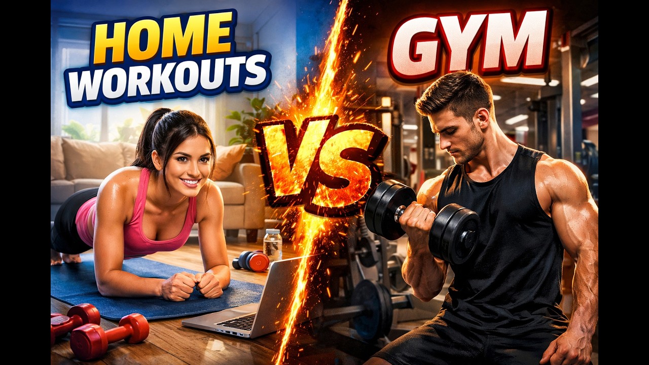 HOME WORKOUTS VS GYM
