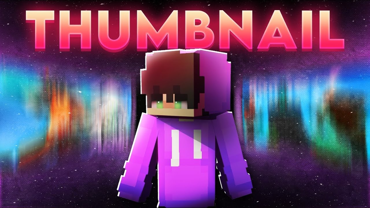 How to make the BEST Minecraft Thumbnails (Bedwars, SMP, Horror, ...) | Tutorial