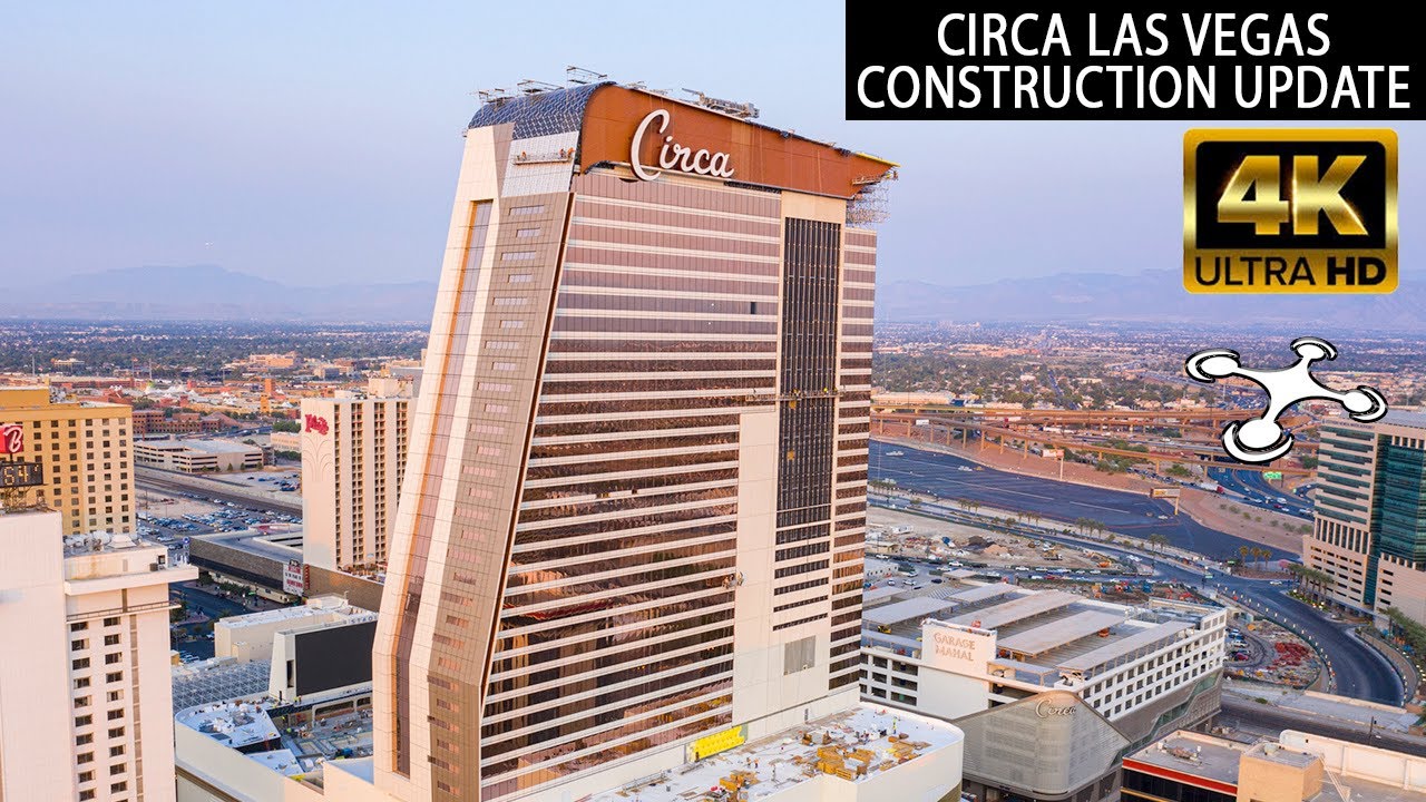 Circa Las Vegas Hotel Casino Drone Construction Update | Las Vegas Drone Pilot Part 107 | Aerial DoP