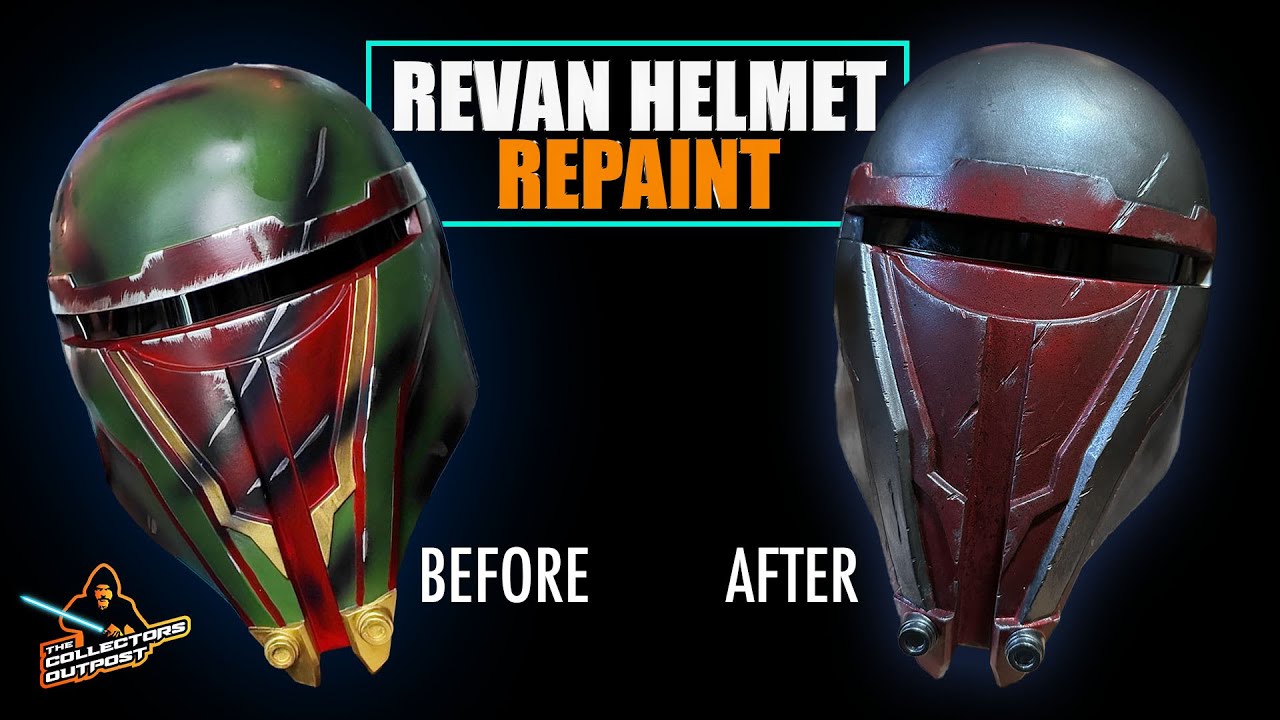 Darth Revan Helmet Repaint and weathering
