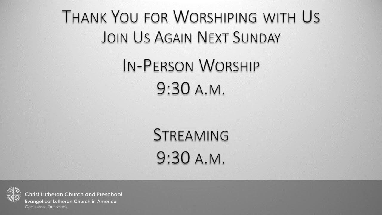 Sunday Worship Service | January 4, 2026