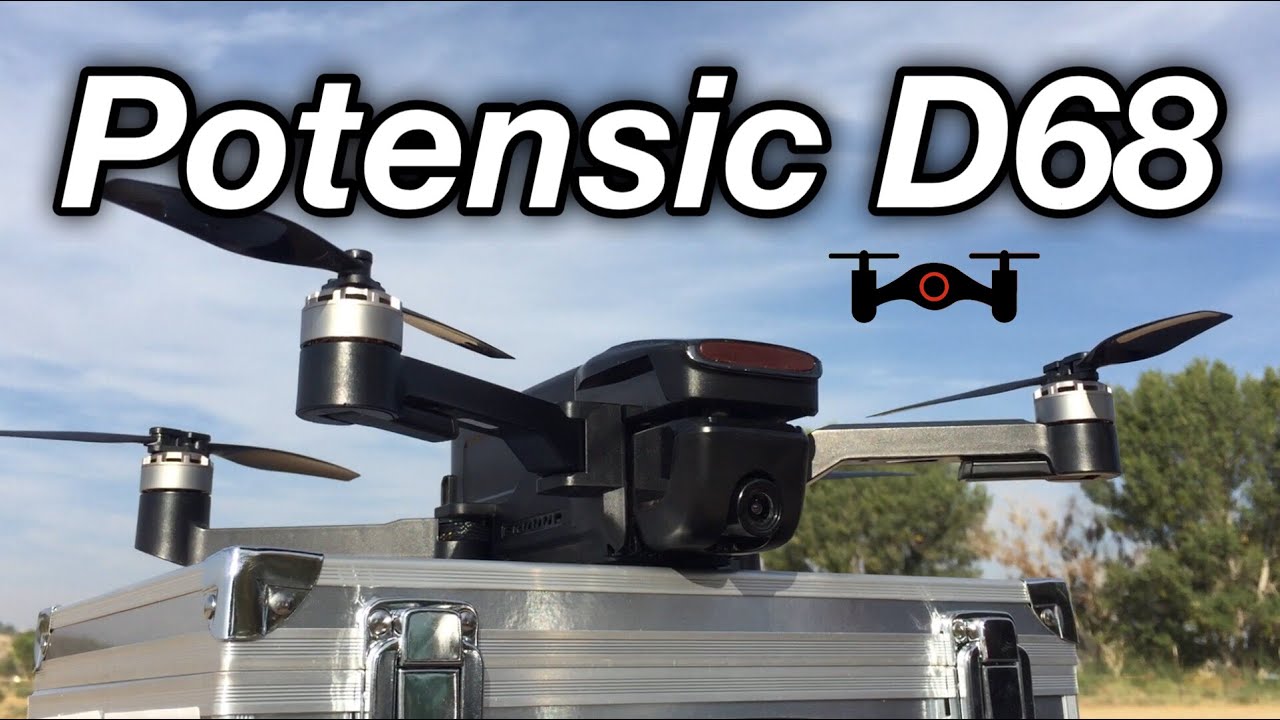 Potensic D68  GPS DRONE Closer Look, Set up, Test flight and camera quality