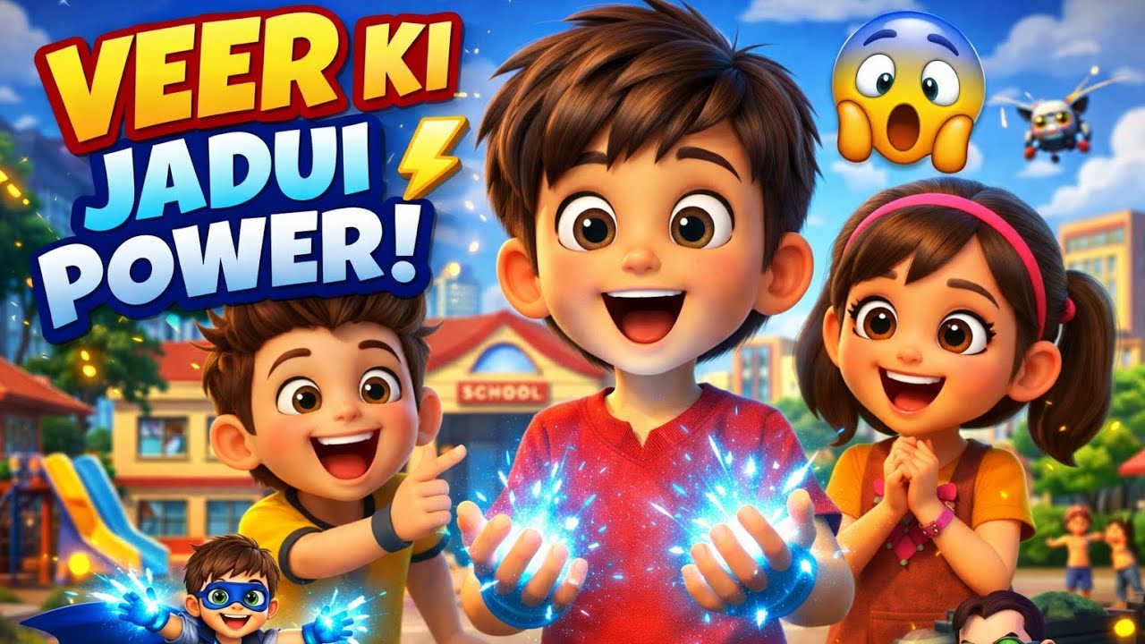 Veer The Superhero 🤖⚡ | City 🌆 Ki Raksha | Episode 1 | Hindi 3D Animation Cartoon
