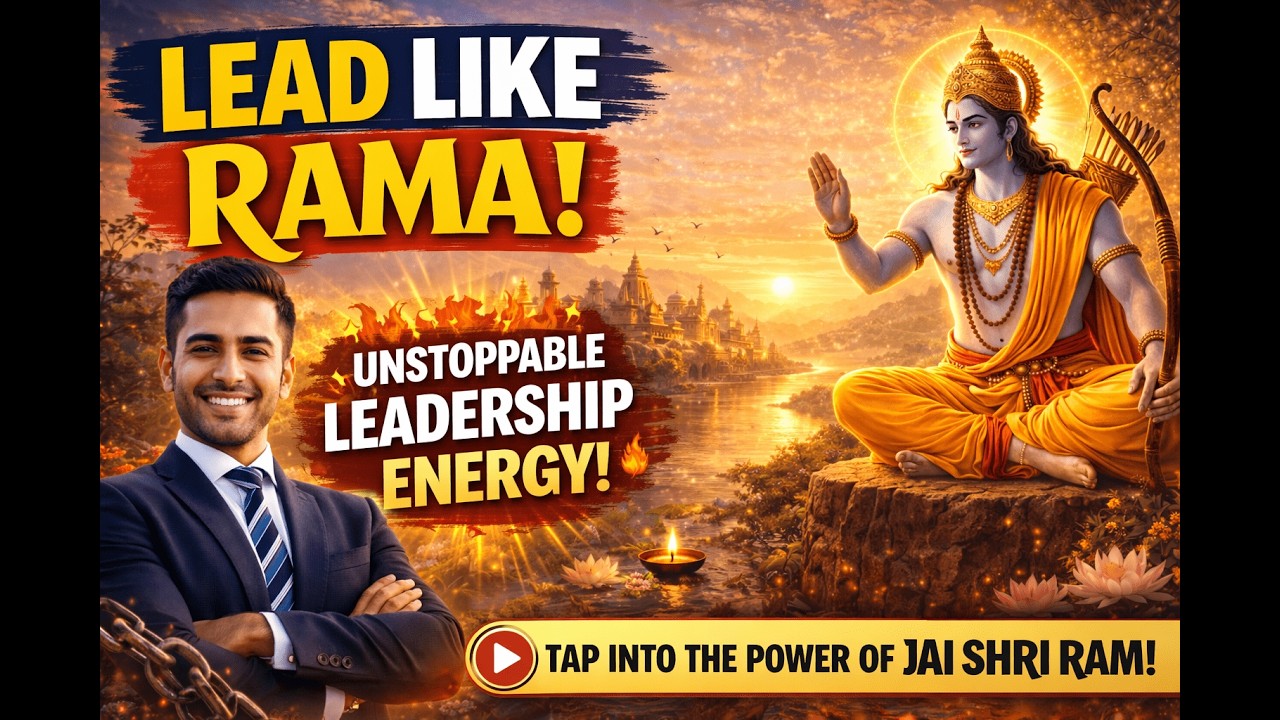 Lead Like Lord Rama 🔱 | Leadership Energy Meditation for Confidence & Success