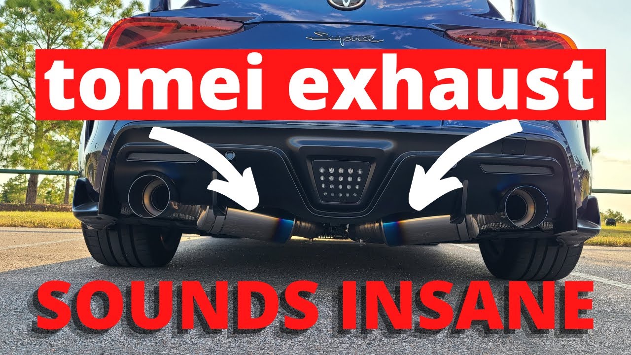 TOMEI EXHAUST A90 Supra.