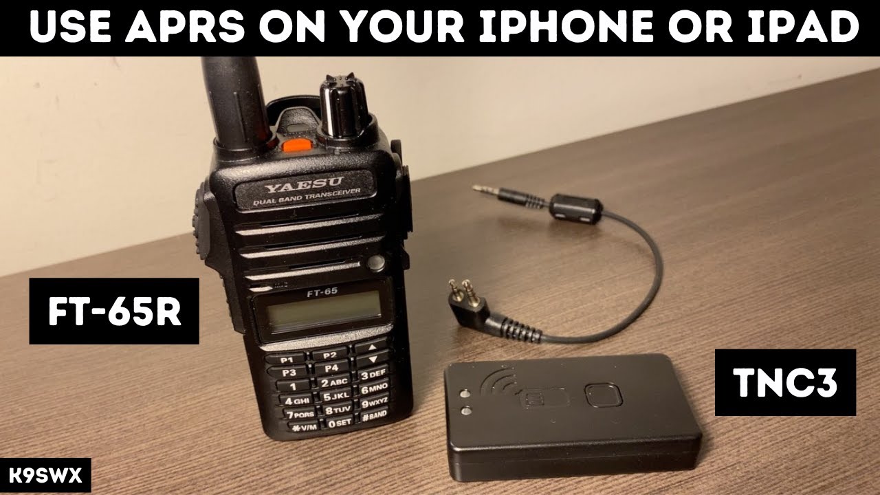Use APRS on your iPhone/iPad with a Yaesu FT65R and Mobilinkd TNC3