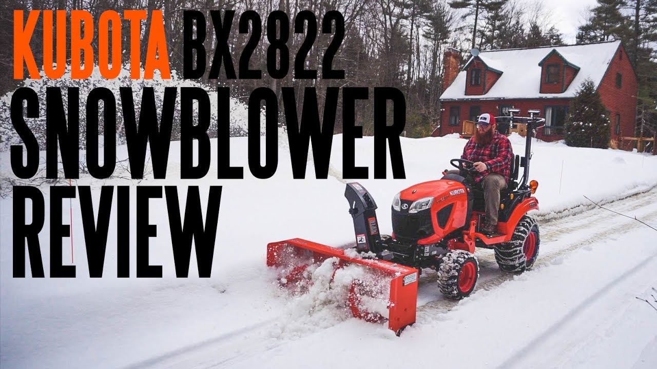 Waste of MONEY? Kubota Commercial Front Mount Snowblower Review on BX2380