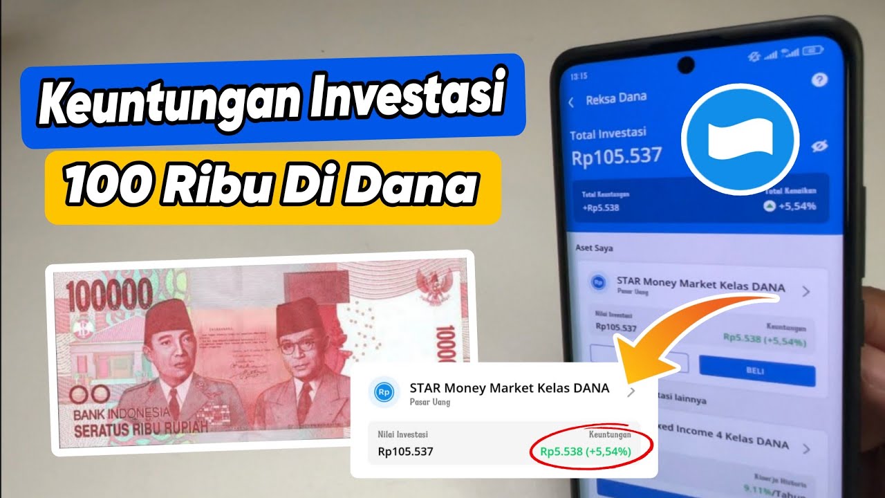 Keuntungan Investasi 100 Ribu di Aplikasi DANA! 