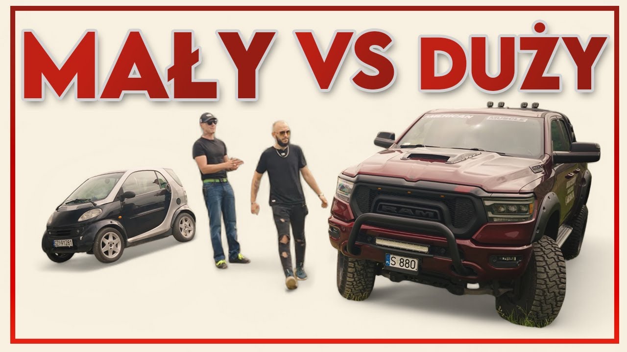SMART vs RAM1500 | Czy MAŁY wygra z GIGANTEM? | MOTO Kanał