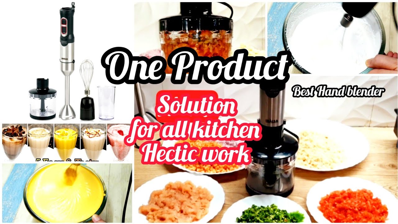 INALSA ROBOT INOX 1000 Hand Blender Unboxing & Honest Review | Best Hand Blender | Cook with Noor 1