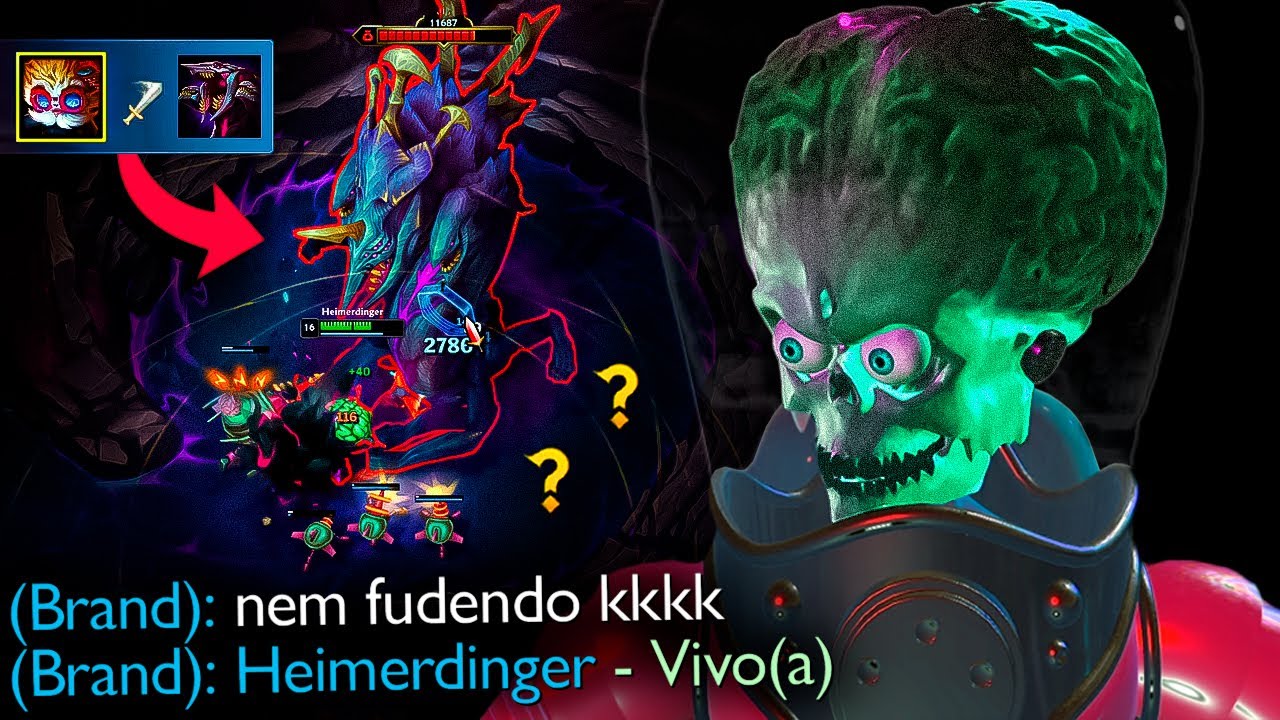 HEIMERDINGER MARCIANO JUNGLE QUE SOLA BARÃO COM 3 ITENS KKKKKKKKK