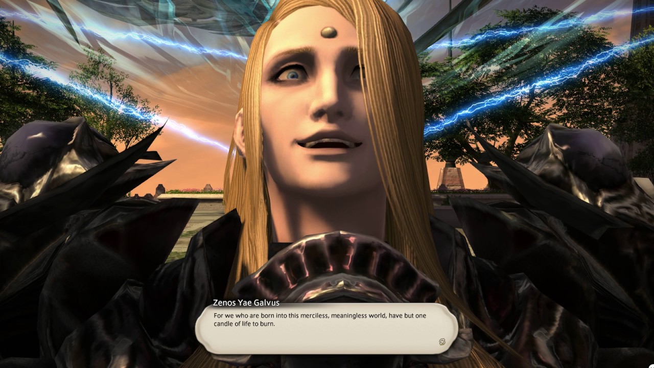 FFXIV: Stormblood - Zenos before the final battle