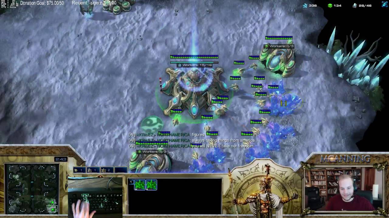 MCanning vs DrPepper, salty zerg on KR!