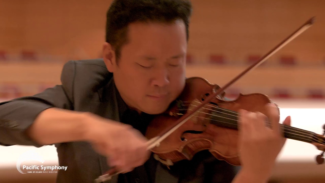 Concertmaster Dennis Kim performs an excerpt from Ravel's 