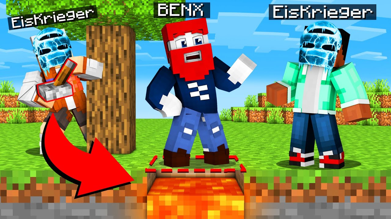 EISKRIEGER FALLE TÖTET MICH?😂 Minecraft Helden