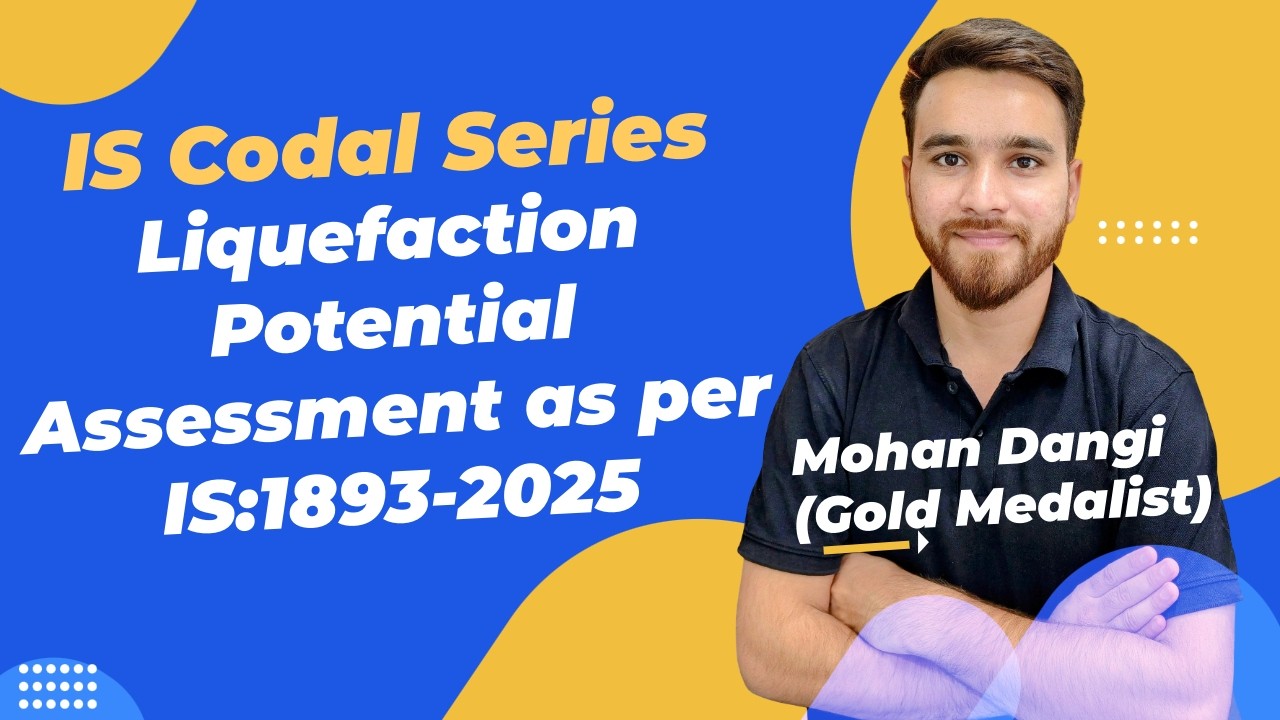 Liquefaction Potential Assessment as per IS:1893-2025 | IS 1893-2025 | #LiquefactionPotential 