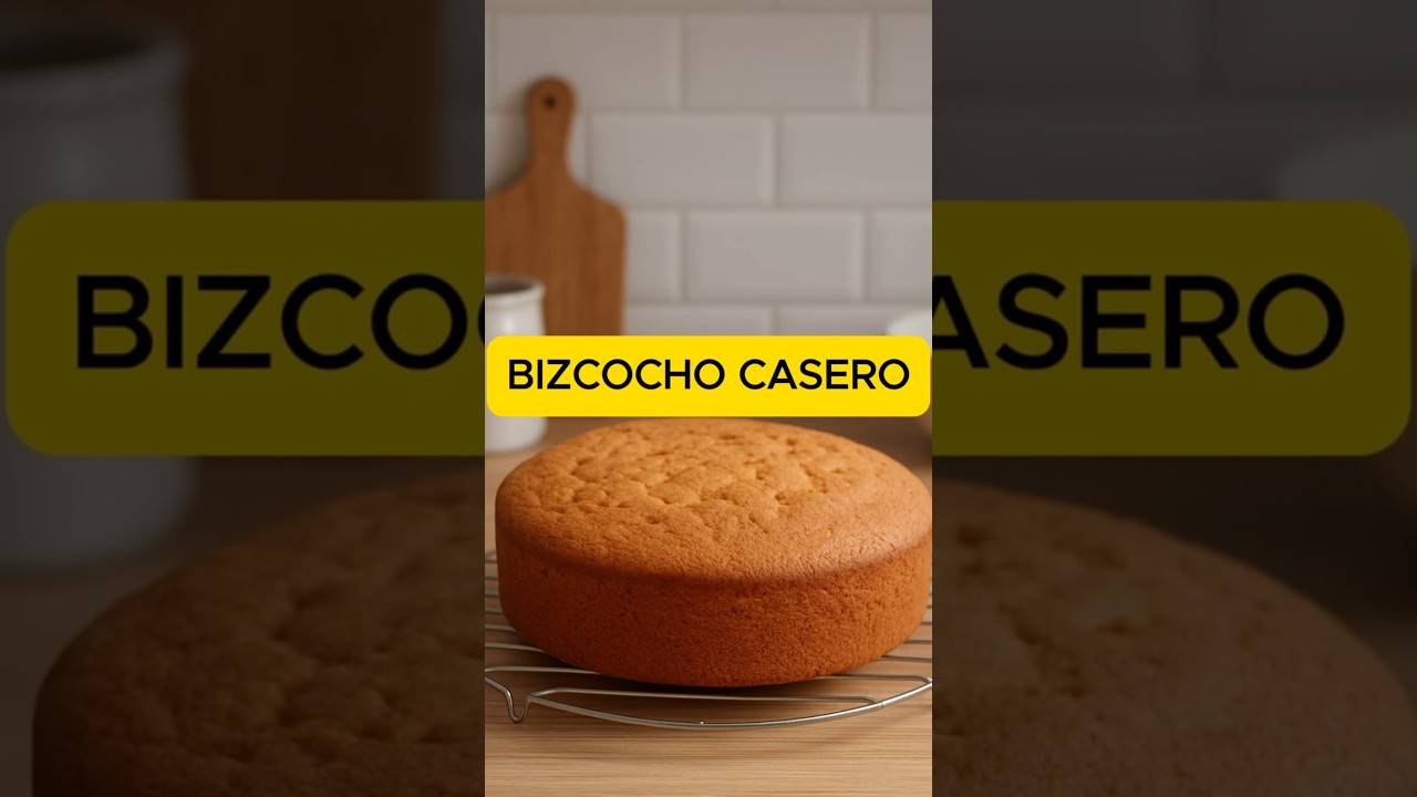 Bizcocho Casero. #bizcocho #recetascaseras #recetas