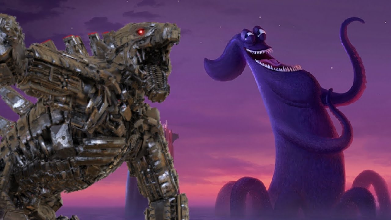Mechagodzilla (2021) vs. Kraken (Hotel Transylvania)