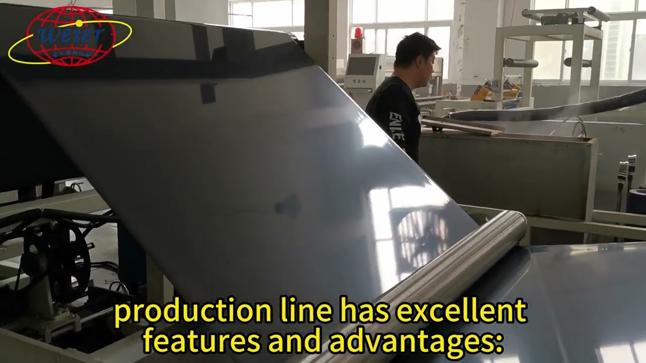ASA casting film extruding machinery equipment production line for decoration and UV resistance