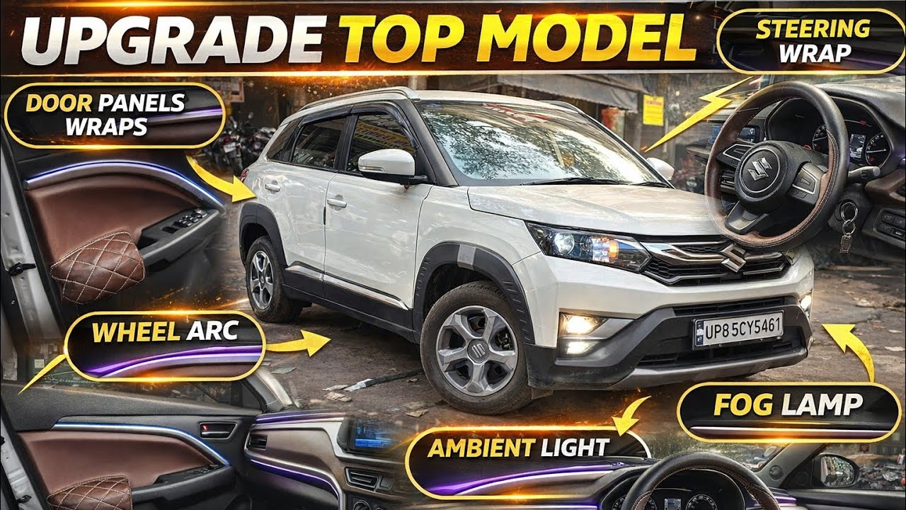 2026 Maruti Brezza Full Modification 😍 | Budget Mein Top Model Look | Interior + Exterior