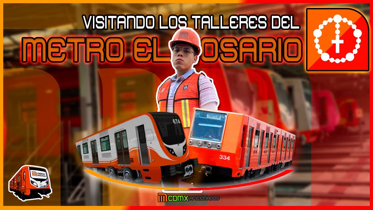 ‼️VISITANDO LOS TALLERES DE MANTENIMIENTO MAYOR DEL EL ROSARIO DEL STC METRO DE CDMX‼️😎🇲🇽🚇🧡💯