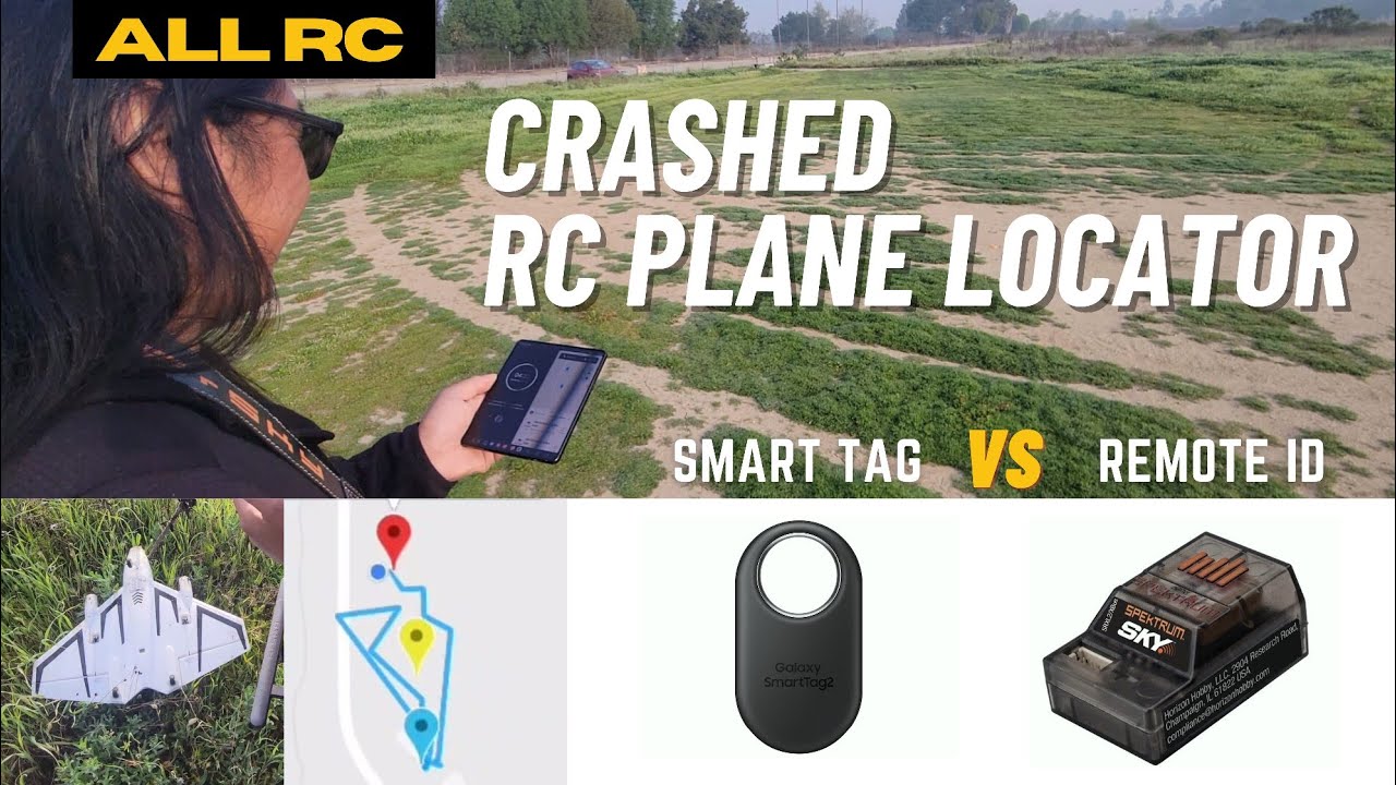 Crashed RC Plane Locator - Smart Tag vs Remote ID