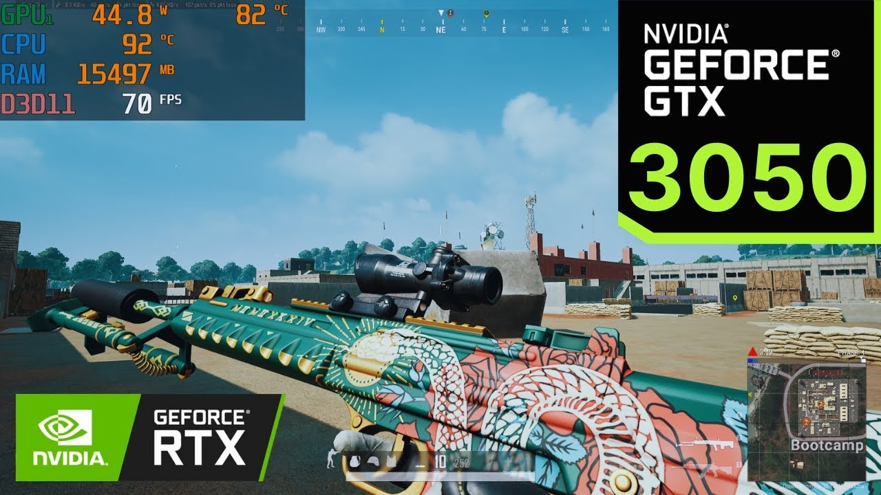 PUBG | RTX 3050 TI 4GB [60FPS] 1080p | High Settings