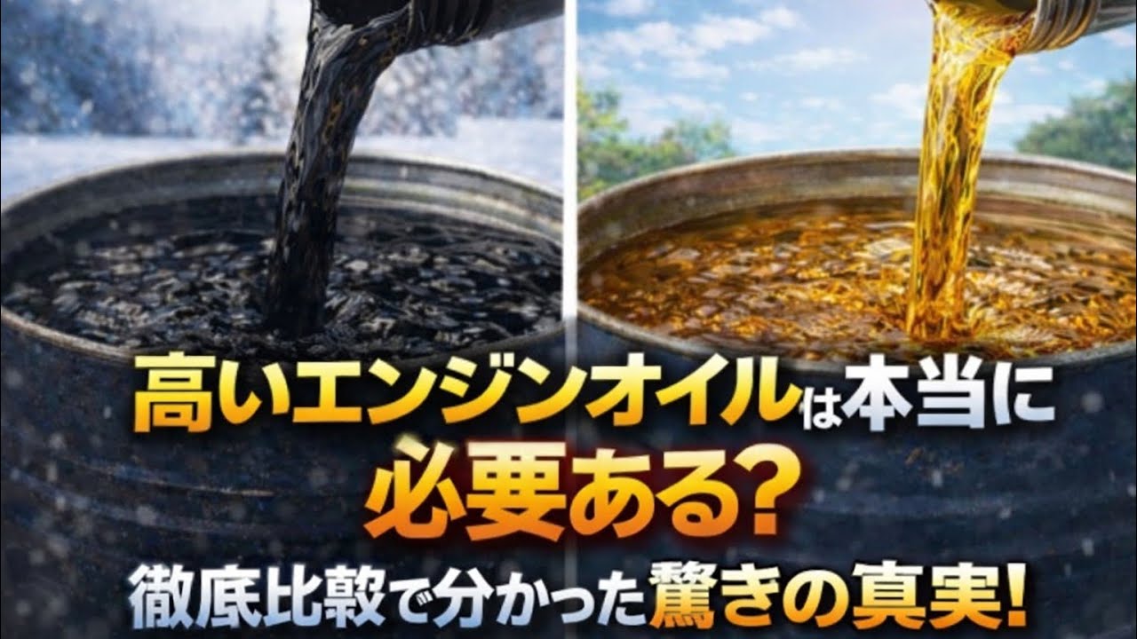 高いエンジンオイルは本当に必要？徹底比較で分かった驚きの真実！