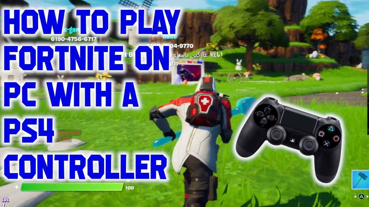 Как играть в Fortnite на ПК с контроллером PS4