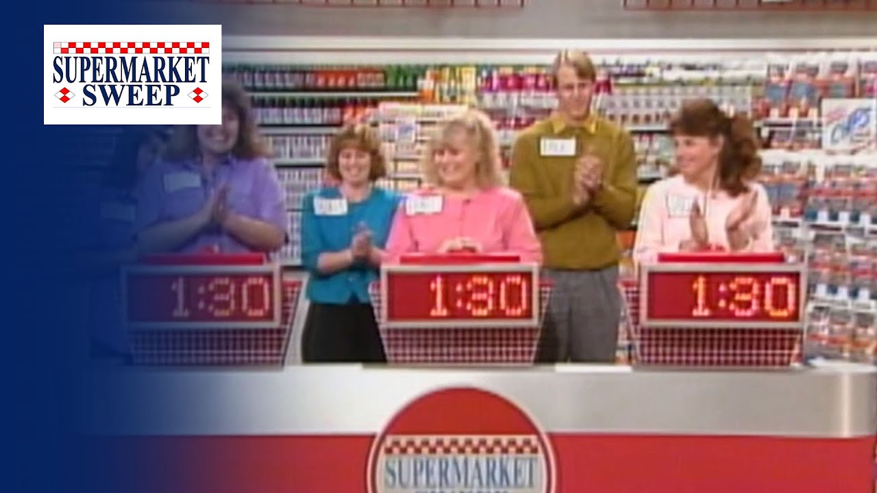 Only 30 Seconds for the Mini Sweep | Supermarket Sweep 1991 | David Ruprecht