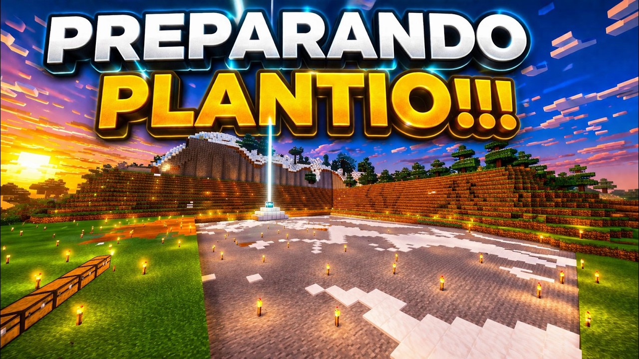 PREPARANDO O PLANTIO DAS ROSAS - Minecraft Aliança #47