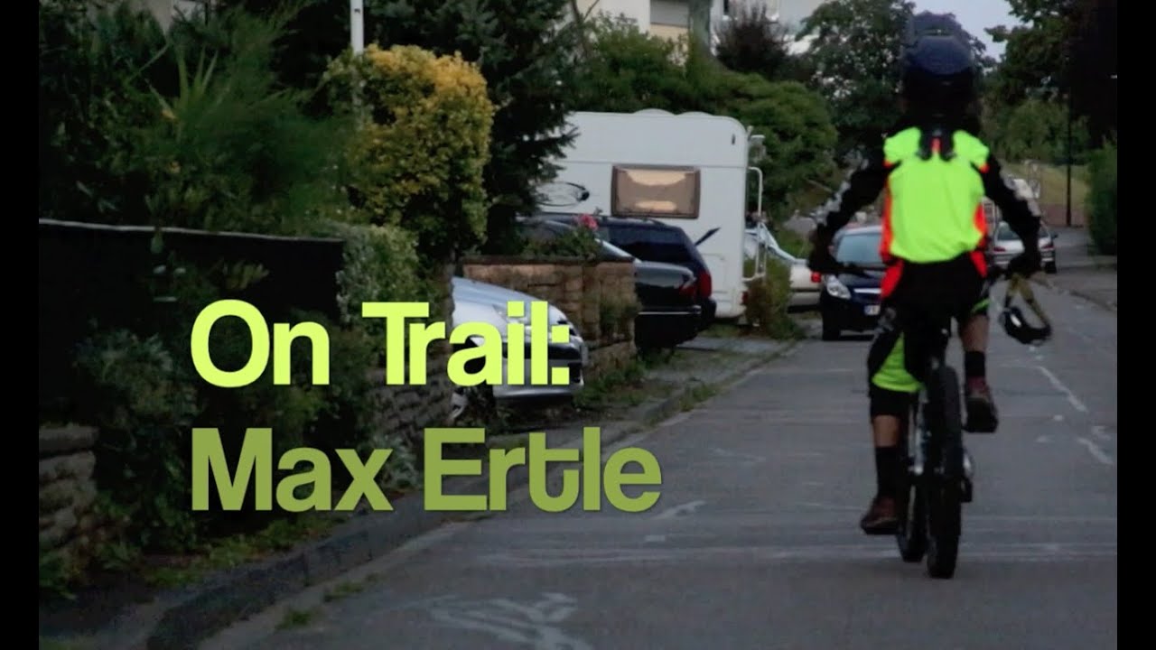 Max Ertle on trail - Bombenloch 2015