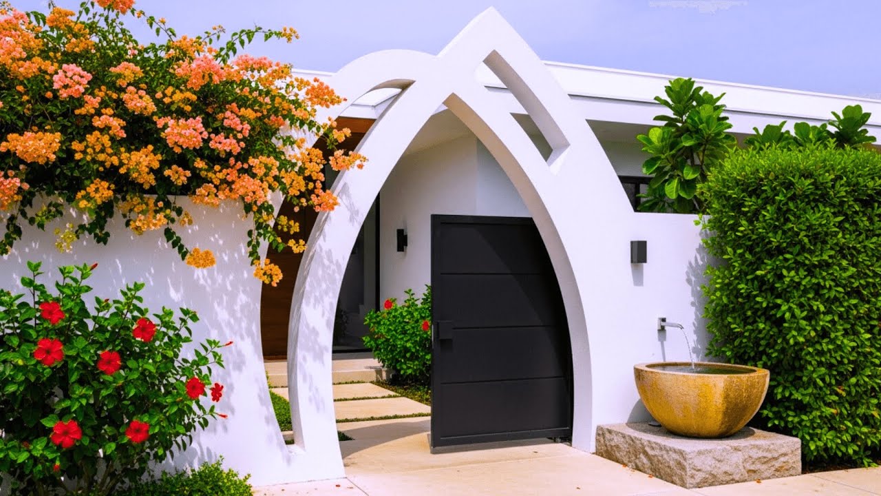 Beautiful Garden Gates & Arches That Make Small Front Yards Look Luxurious | Modern Entryway Ideas