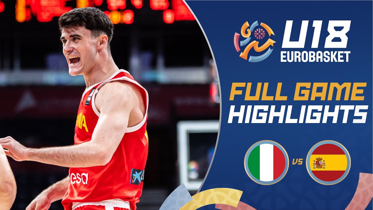 Semi-Finals: Italy 🇮🇹 vs Spain 🇪🇸 | Highlights | FIBA U18 EuroBasket 2025