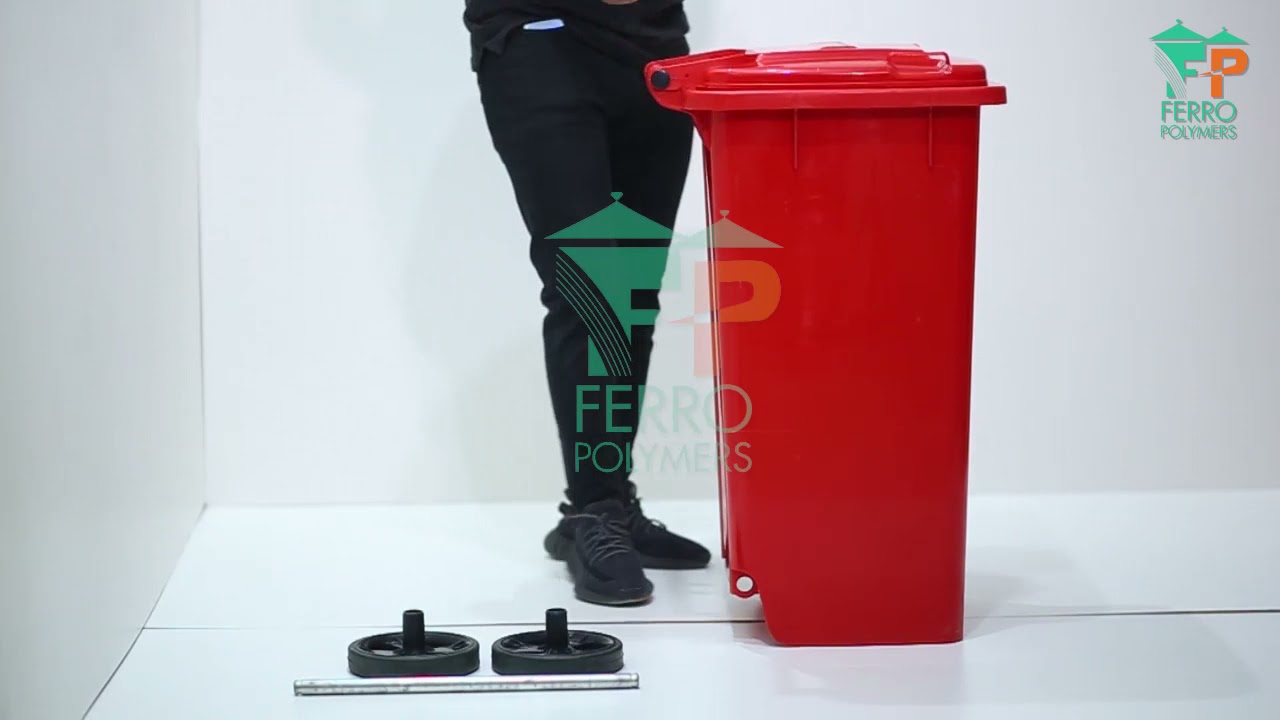 Wheel Bin/ Wheel Dustbin/ Trash Dustbin Assembling Tutorial of 120 Liters and 240 Liters