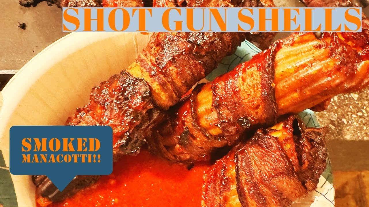 Shotgun Shells Stuffed Manicotti on the Big Green Egg EASY TAILGATE APPETIZER