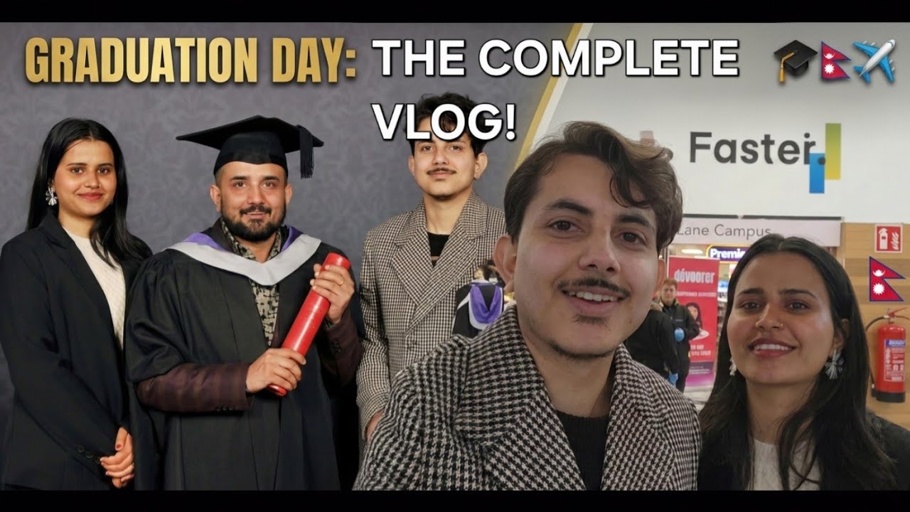 ​A Very Special Day in the UK! 🎓 | Graduation Vlog | A&A Diaries 🇬🇧 🇳🇵 
