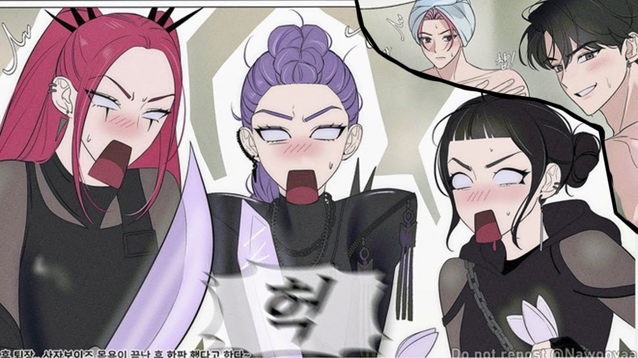 Huntrix & Saja Boys...😳 ♥️ | KPOP DEMON HUNTERS COMIC | ZOEYSTERY