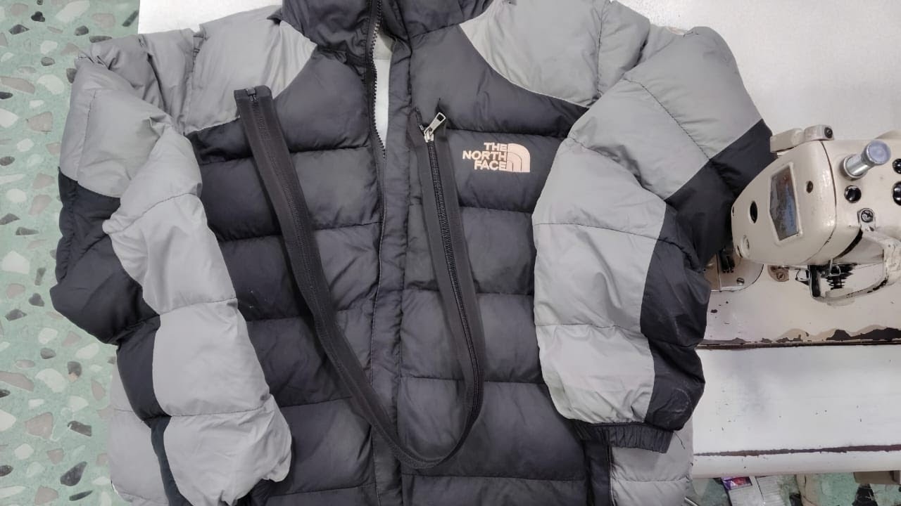 👉 How to remove old chain from jacket and put new chain | Jacket Chain Repair Tailoring