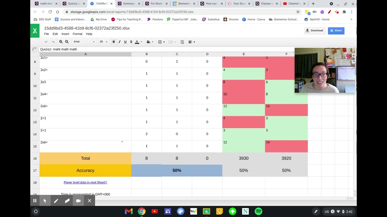 Quizizz: Reports